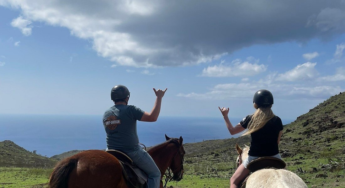 Horse riding adventure caption